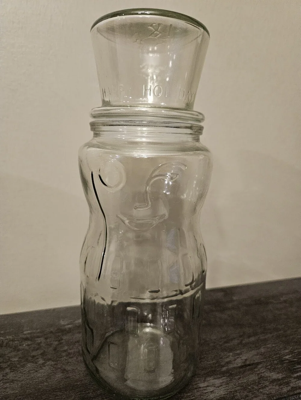 Vintage Planters Mr. Peanut Glass Jar Collection - Set of 3